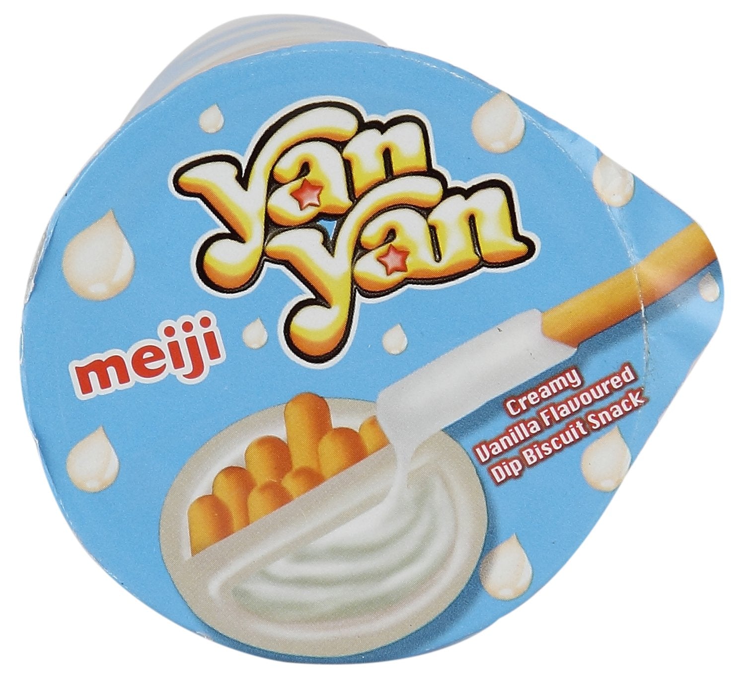 Meiji Yan Yan Cracker Sticks with Creme for Dipping, 2 oz, 2 Flavors of  Each Chocolate, Vanilla, Strawberry - Total Pack of 6